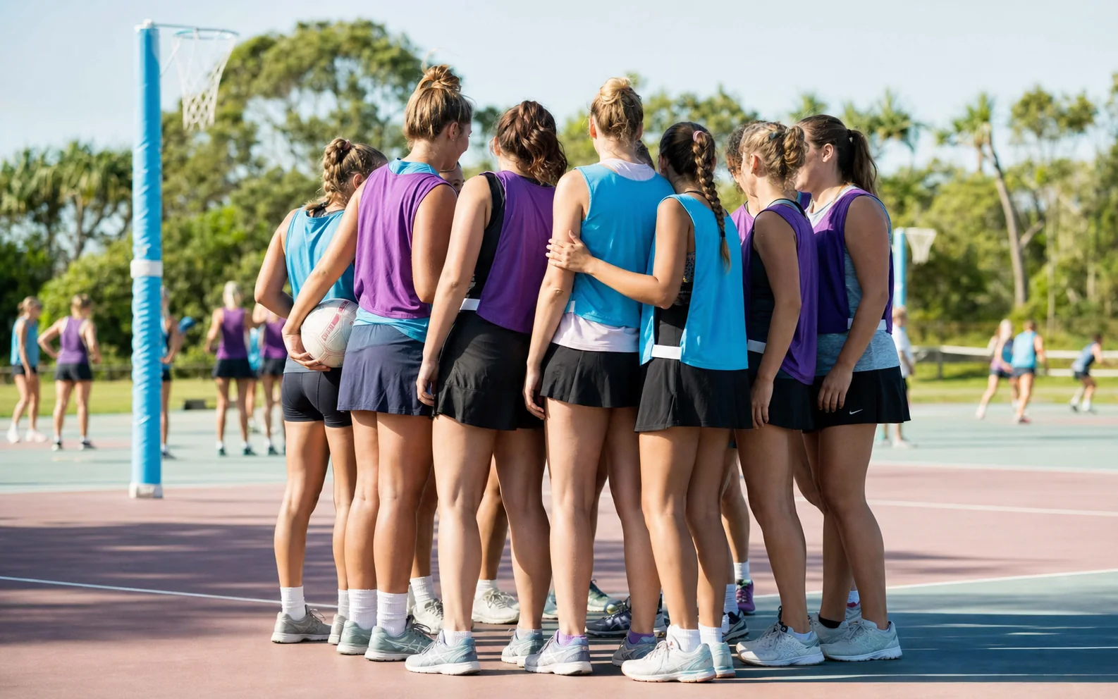 Kingscliff Netball Club players on court placeholder